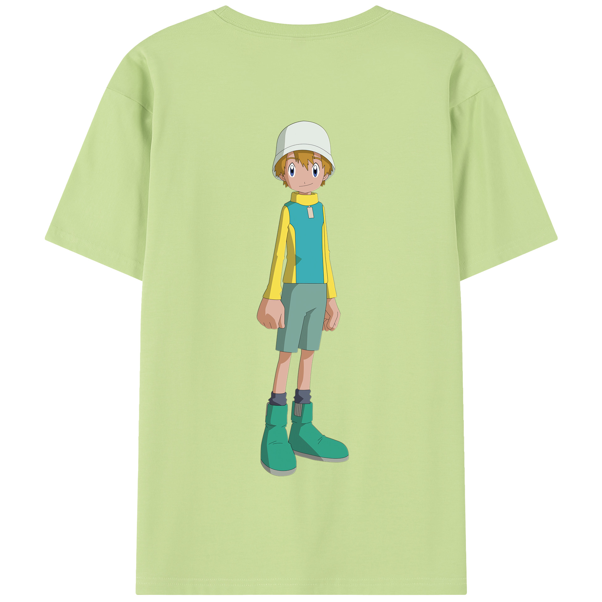 （画像用） Digimon デジタルモンスター/デジモン 綿100％半袖Tシャツ（背面プリント）